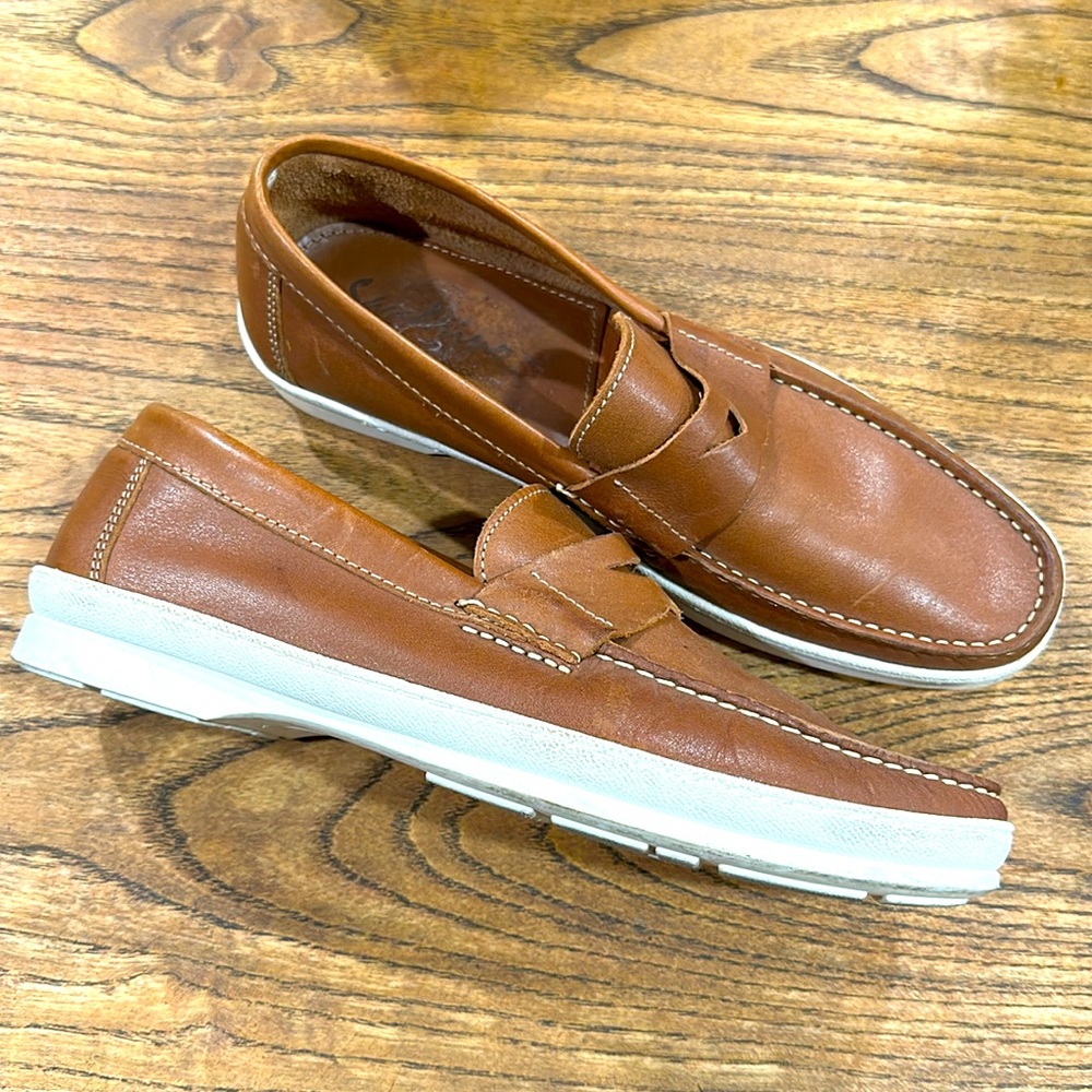MENS SANDRINO SUPER SOFT LEATHER LOAFERS MADE IN SPAIN SIZE 8